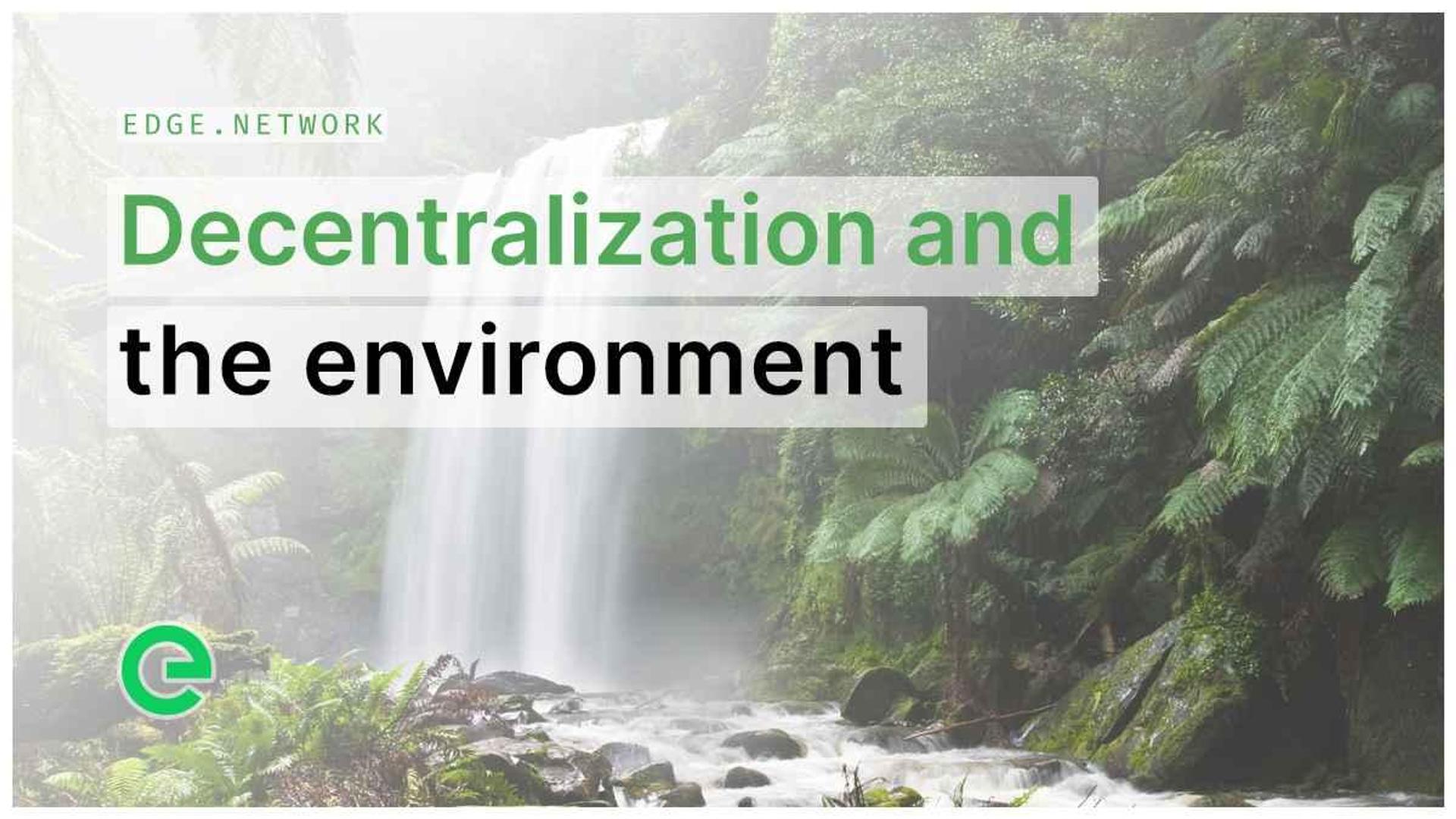 Environmental Implications of Decentralized Hosting Platforms