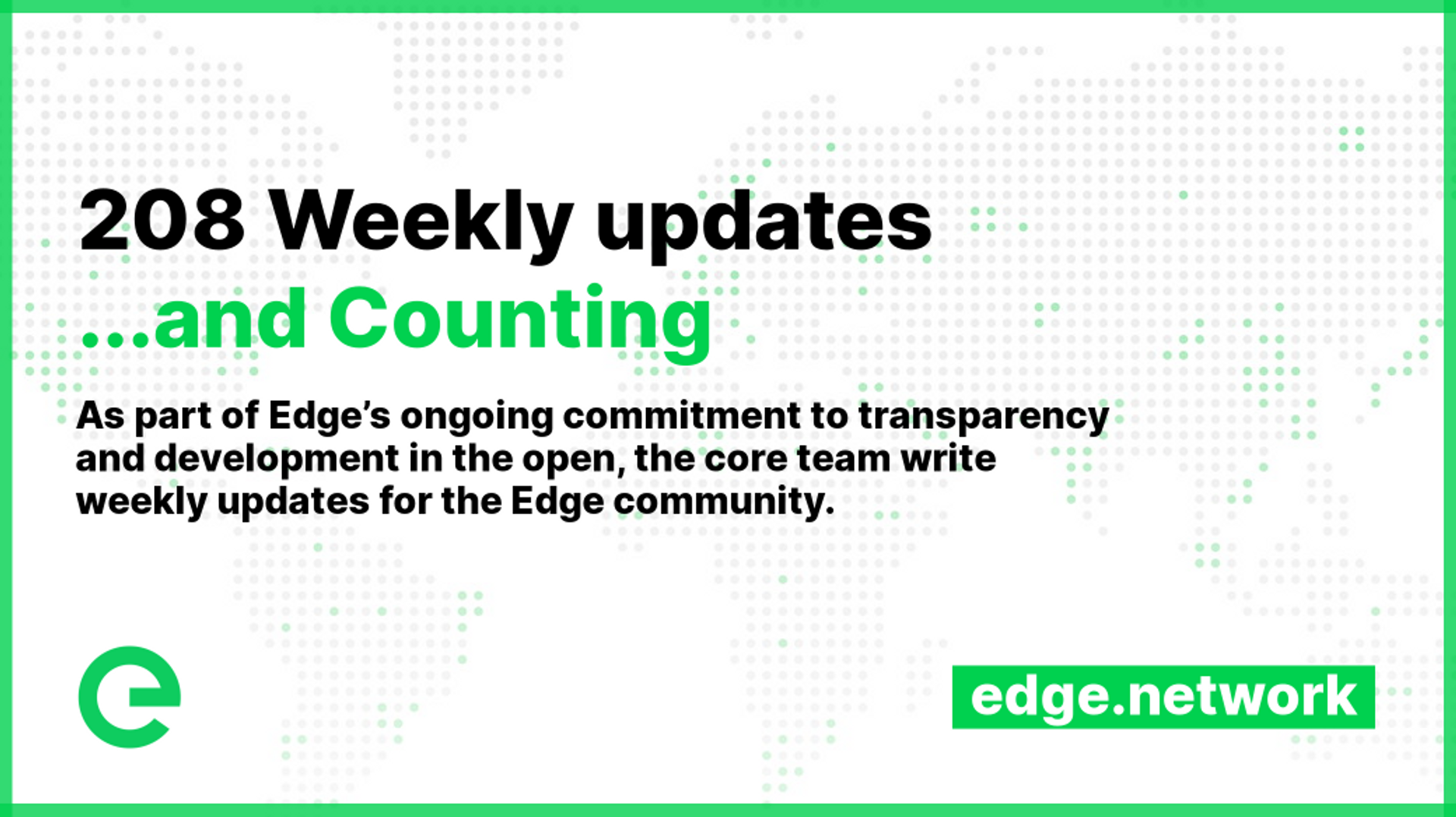 Weekly Update: W/C 27th March, 2023