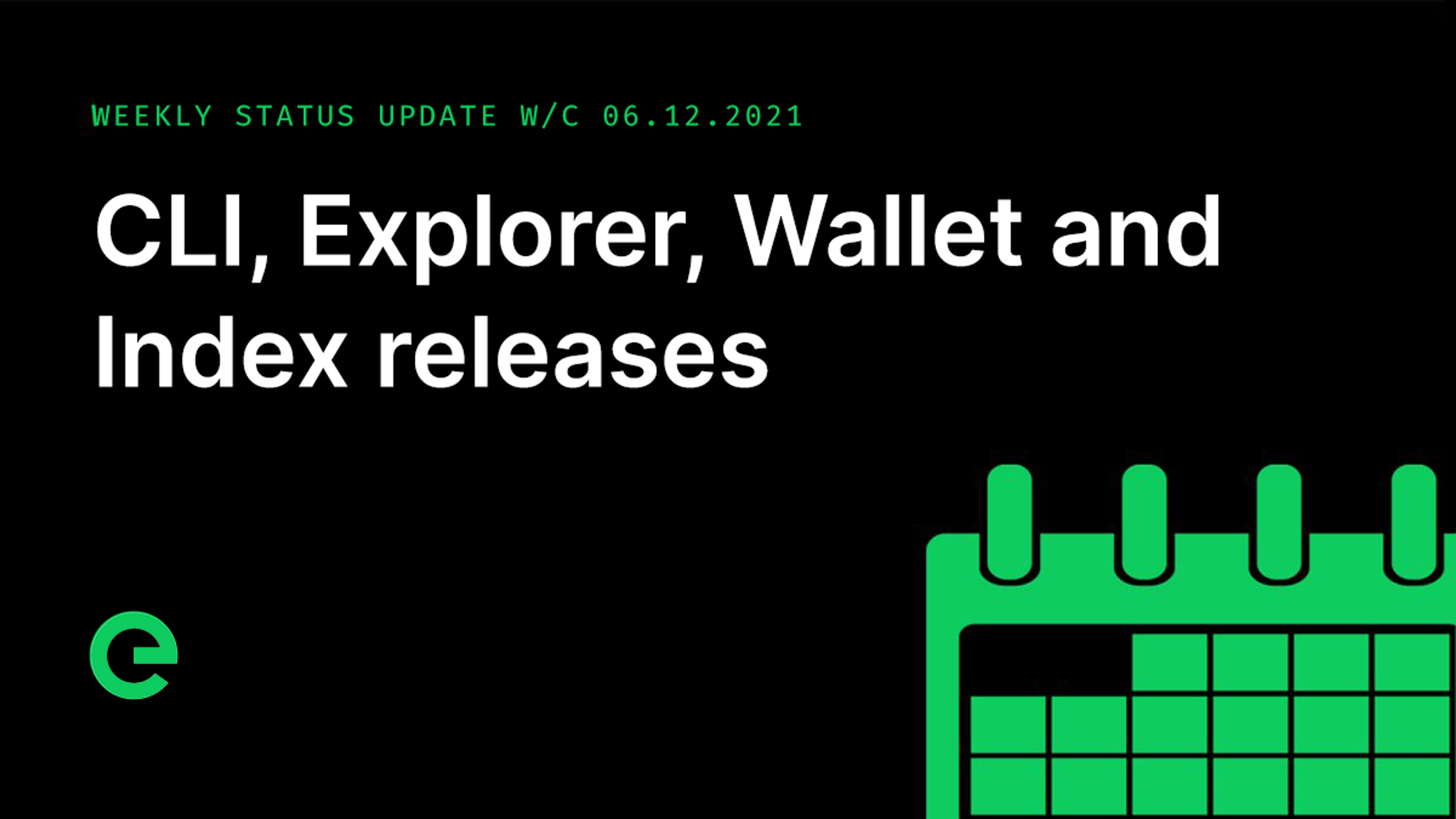 Weekly Update: W/C 06th December, 2021