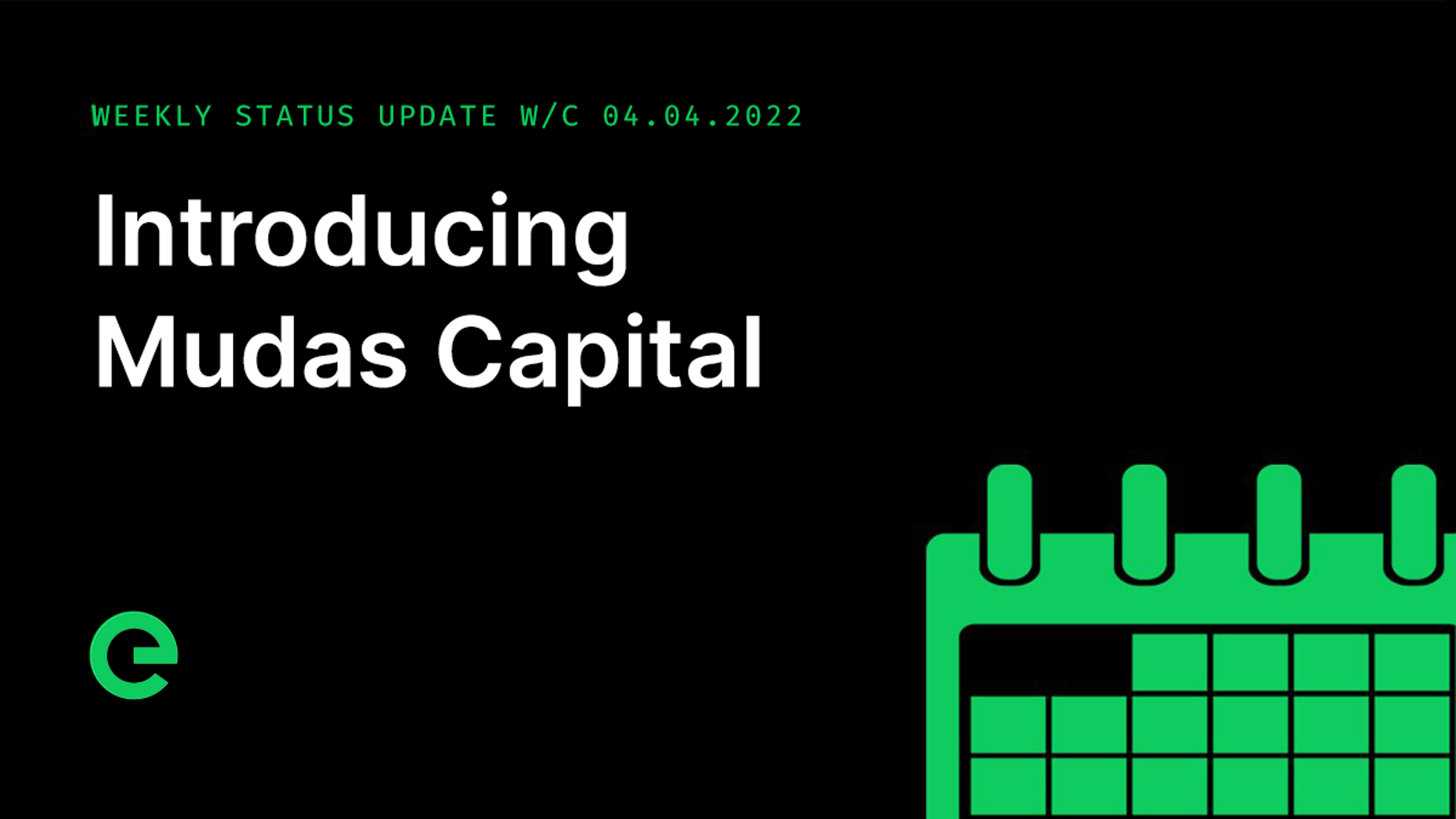 Weekly Update: W/C 04th April, 2022